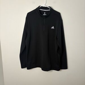 Adidas Black Men's Pullover Long Sleeve 2XL Sporty Golf Classic